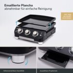Skandika Palo 3-Brenner Plus Plancha Gasgrill mit Deckel und Kochplatte, für Outdoor, Camping & Balkon – Bild 7
