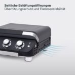 Skandika Palo 3-Brenner Plus Plancha Gasgrill mit Deckel und Kochplatte, für Outdoor, Camping & Balkon – Bild 9