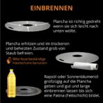 Terma 2IN1 Smofree 2.0 XXL Feuerstelle mit Feuerplatte, raucharm, 75×88 cm, Rost-Patina, Made in Germany – Bild 7