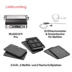 Braun MultiGrill 9 CG 9167 Kontaktgrill mit Grill-, Flach- & Waffelplatten, Temperaturfühler, Boost 265 °C – Bild 8