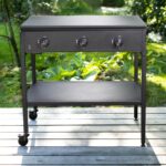Cozze Combo 900 2-in-1 Gasgrill & Plancha, 3 Brenner, Deckel, Thermometer, Emaille-Gusseisenplatte – Bild 6