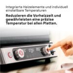 Braun MultiGrill 9 CG 9167 Kontaktgrill mit Grill-, Flach- & Waffelplatten, Temperaturfühler, Boost 265 °C – Bild 5