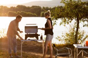 Campingaz Attitude 2go CV Gas-Tischgrill, Grau – Bild 2