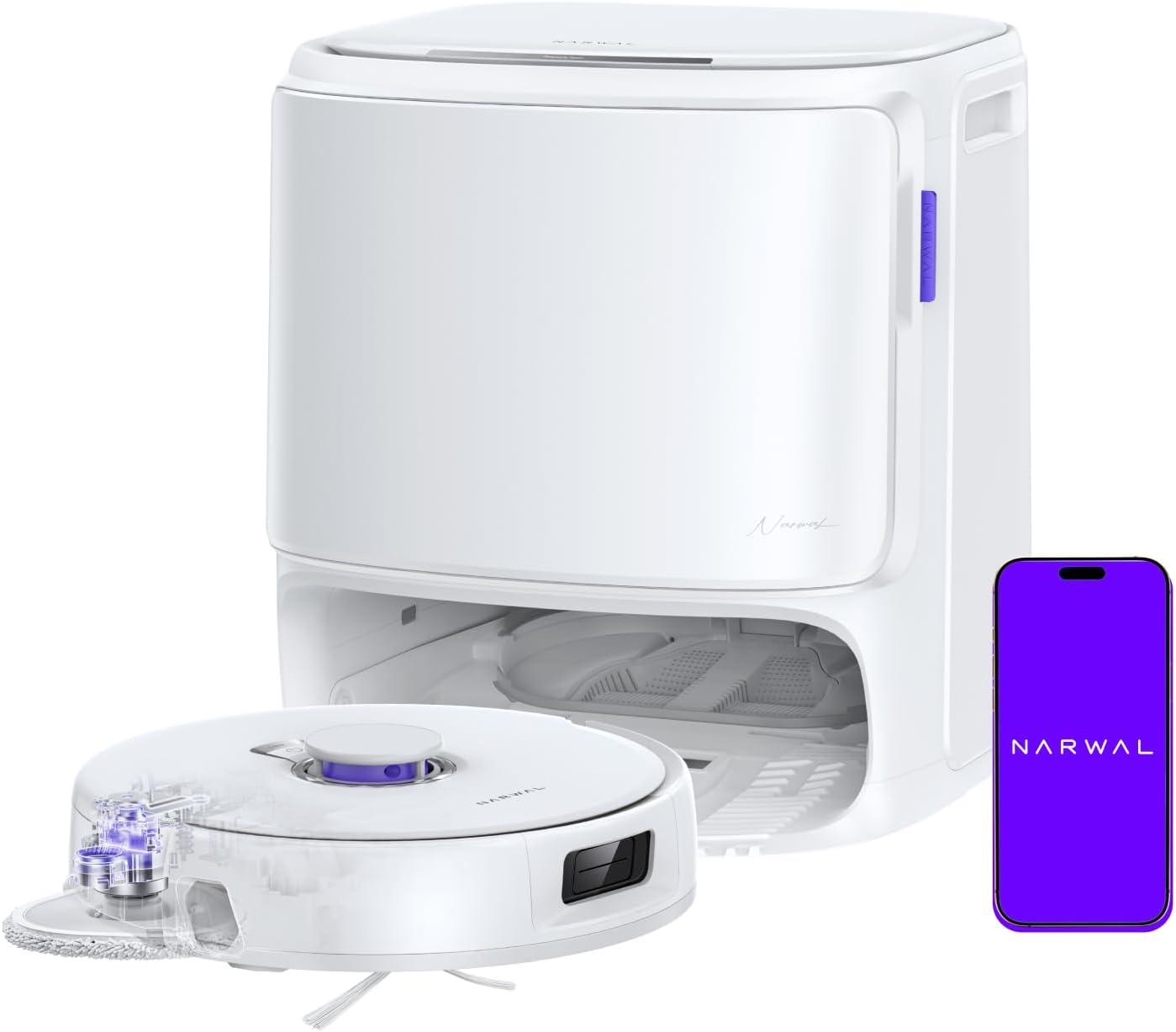 51MoNcFUdOL._AC_SL1500 NARWAL Freo Z10 Pro Saugroboter mit Wischfunktion 18.500Pa Teppichreinigung