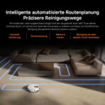 XIAOMI 5 Pro Saugroboter, Wischfunktion, 20.000 Pa, KI-Hindernisvermeidung