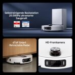 XIAOMI 5 Pro Saugroboter, Wischfunktion, 20.000 Pa, KI-Hindernisvermeidung