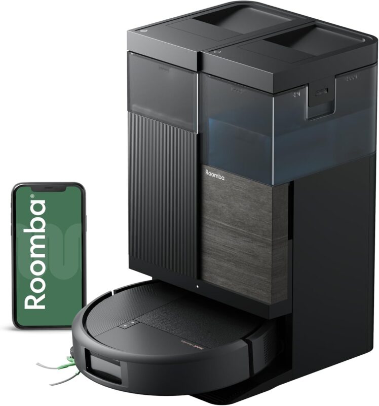 iRobot Roomba Plus 576 Saugroboter, AutoWash Basis, Heißwasser-Wischmopp
