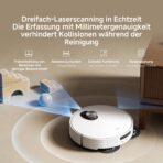 XIAOMI 5 Saugroboter mit Wischfunktion, 20.000 Pa, dToF-Navigation
