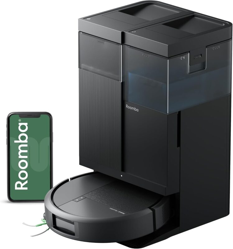 iRobot Roomba Plus 516 Saugroboter, AutoWash Basis, 75 °C Wischpadwäsche