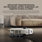 XIAOMI 5 Saugroboter mit Wischfunktion, 20.000 Pa, dToF-Navigation