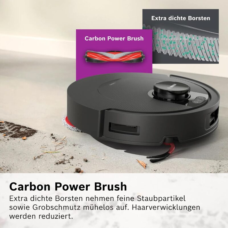 Bosch Spotless2 Saugroboter mit Wischfunktion, BCR2S1B, Schwarz