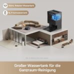 MOVA S70 Roller Saugroboter, 28.000Pa, 27cm-Roller Kantenreinigung Schwarz