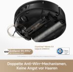 MOVA S70 Roller Saugroboter, 28.000Pa, 27cm-Roller Kantenreinigung Schwarz