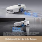 dreame L50 Pro Ultra Saugroboter mit 8,95 cm Höhe, DuoBrush, 19.500 Pa