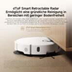 XIAOMI 5 Saugroboter mit Wischfunktion, 20.000 Pa, dToF-Navigation