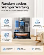 ECOVACS X12S OMNICYCLONE Care kit Saugroboter mit Wischfunktion, 53AW Blast