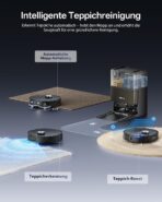uninell Staubsauger Roboter mit Wischfunktion 20000Pa mit Absaugstation