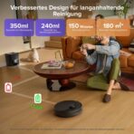 roborock Q10 S5+ Set Saugroboter mit Wischfunktion, 10.000 Pa Saugkraft
