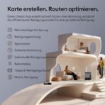 Ultenic Saugroboter mit Wischfunktion, 20.000Pa Saugkraft, Anti-Tangle