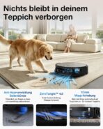 ECOVACS X12S OMNICYCLONE Care kit Saugroboter mit Wischfunktion, 53AW Blast