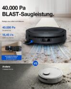 ECOVACS DEEBOT T90 MAX PRO Saugroboter mit Wischfunktion, 40.000 Pa Blast
