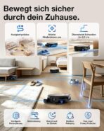 ECOVACS X12S OMNICYCLONE Care kit Saugroboter mit Wischfunktion, 53AW Blast