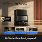 MOVA P70 Pro Ultra Saugroboter 30.000Pa Saugkraft Schwarz
