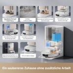 dreame L50 Pro Ultra Saugroboter mit 8,95 cm Höhe, DuoBrush, 19.500 Pa