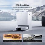 MOVA E50 Pro Ultra Saugroboter, 30.000Pa, 100°C Wasser-Moppreinigung, Weiß