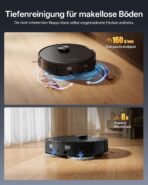 uninell Staubsauger Roboter mit Wischfunktion 20000Pa mit Absaugstation