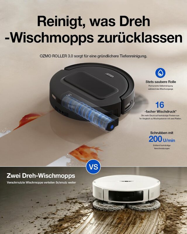 ECOVACS DEEBOT T90 MAX PRO Saugroboter mit Wischfunktion, 40.000 Pa Blast