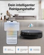 ECOVACS X12 OMNICYCLONE Saugroboter mit Wischfunktion, 22.000 Pa Saugkraft