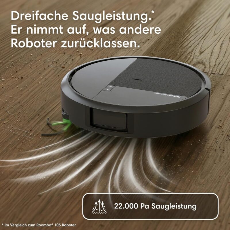 iRobot Roomba Plus 516 Saugroboter, AutoWash Basis, 75 °C Wischpadwäsche